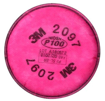 3M? 2097P100高效濾棉，濾除有機(jī)蒸氣異味